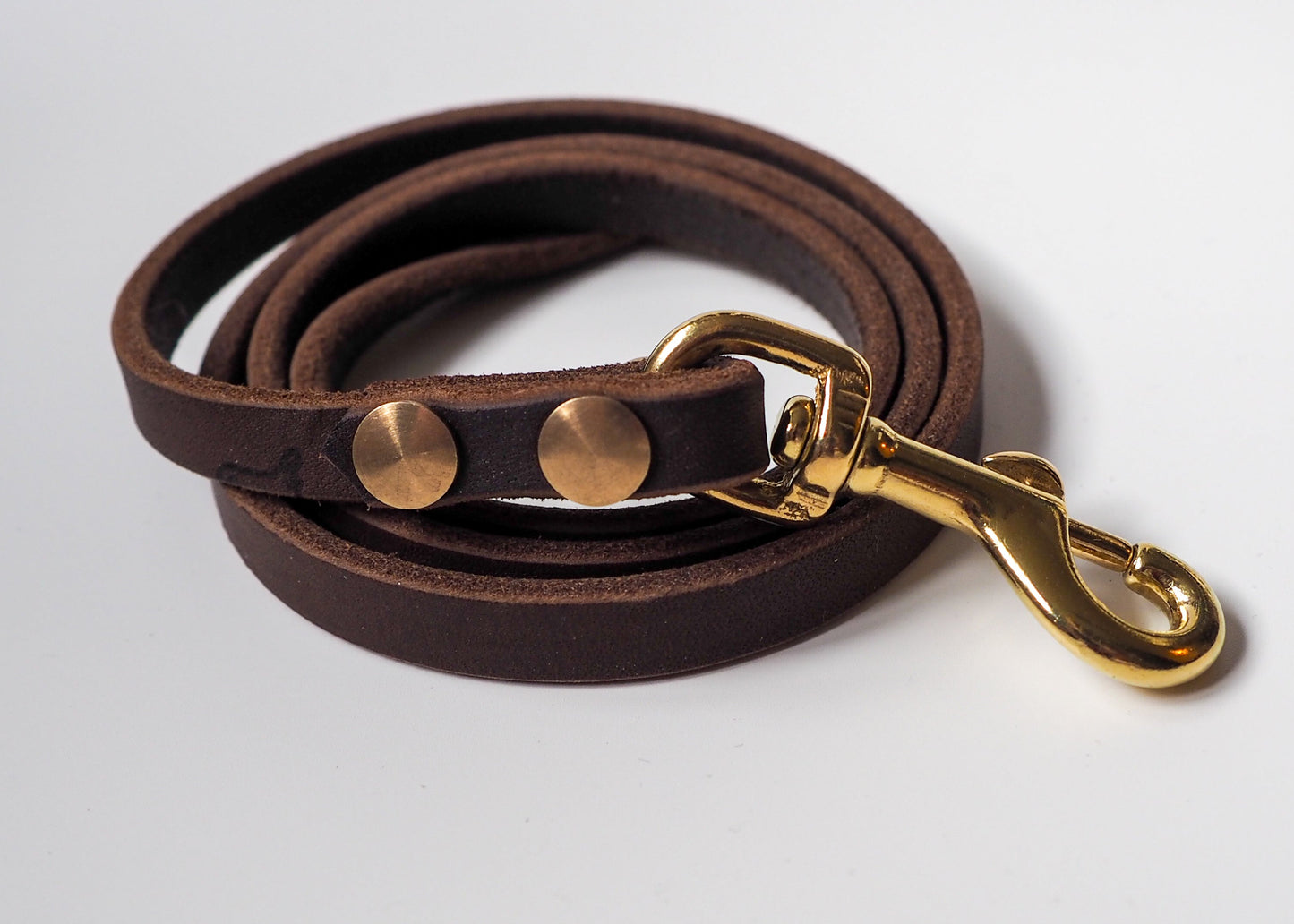 Führleine aus zweifarbigem Leder – edel verarbeitet, robust und individuell anpassbar für Hunde aller Rassen
